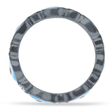 Evil Eye Ring CZ Full Eternity Band.