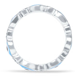 Evil Eye Ring CZ Full Eternity Band.