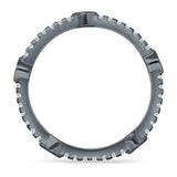 Heart Turquoise Full Eternity Band.