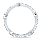 Heart Turquoise Full Eternity Band.