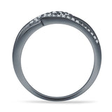Crossover Ring Stackable Band