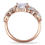 Oval Natural Stone Wedding Cocktail Ring
