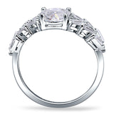 Oval Natural Stone Wedding Cocktail Ring