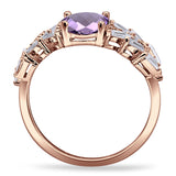 Oval Natural Stone Wedding Cocktail Ring
