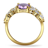 Oval Natural Stone Wedding Cocktail Ring