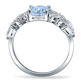 Oval Natural Stone Wedding Cocktail Ring