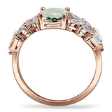 Oval Natural Stone Wedding Cocktail Ring