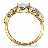 Oval Natural Stone Wedding Cocktail Ring
