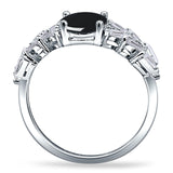 Oval Natural Stone Wedding Cocktail Ring