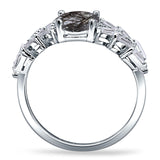 Oval Natural Stone Wedding Cocktail Ring