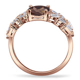 Oval Natural Stone Wedding Cocktail Ring