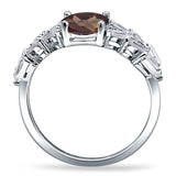 Oval Natural Stone Wedding Cocktail Ring