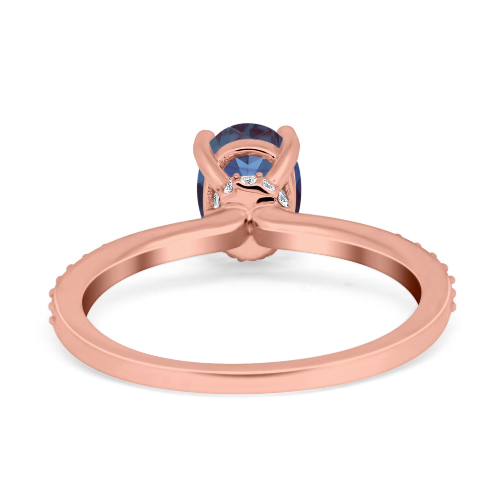 Vintage Style Oval Natural Stone Ring