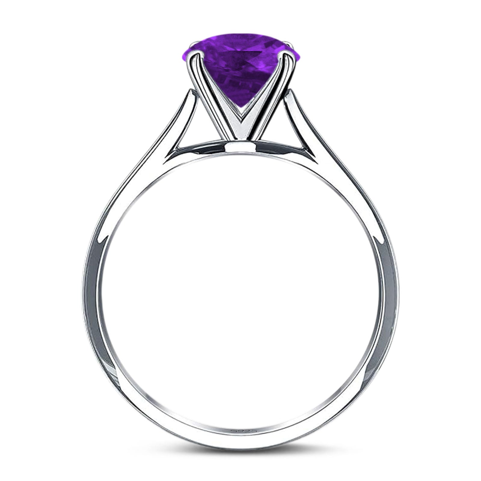 Art Deco Oval Natural Stone Solitaire Ring