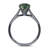 Oval Natural Stone Cathedral Ring