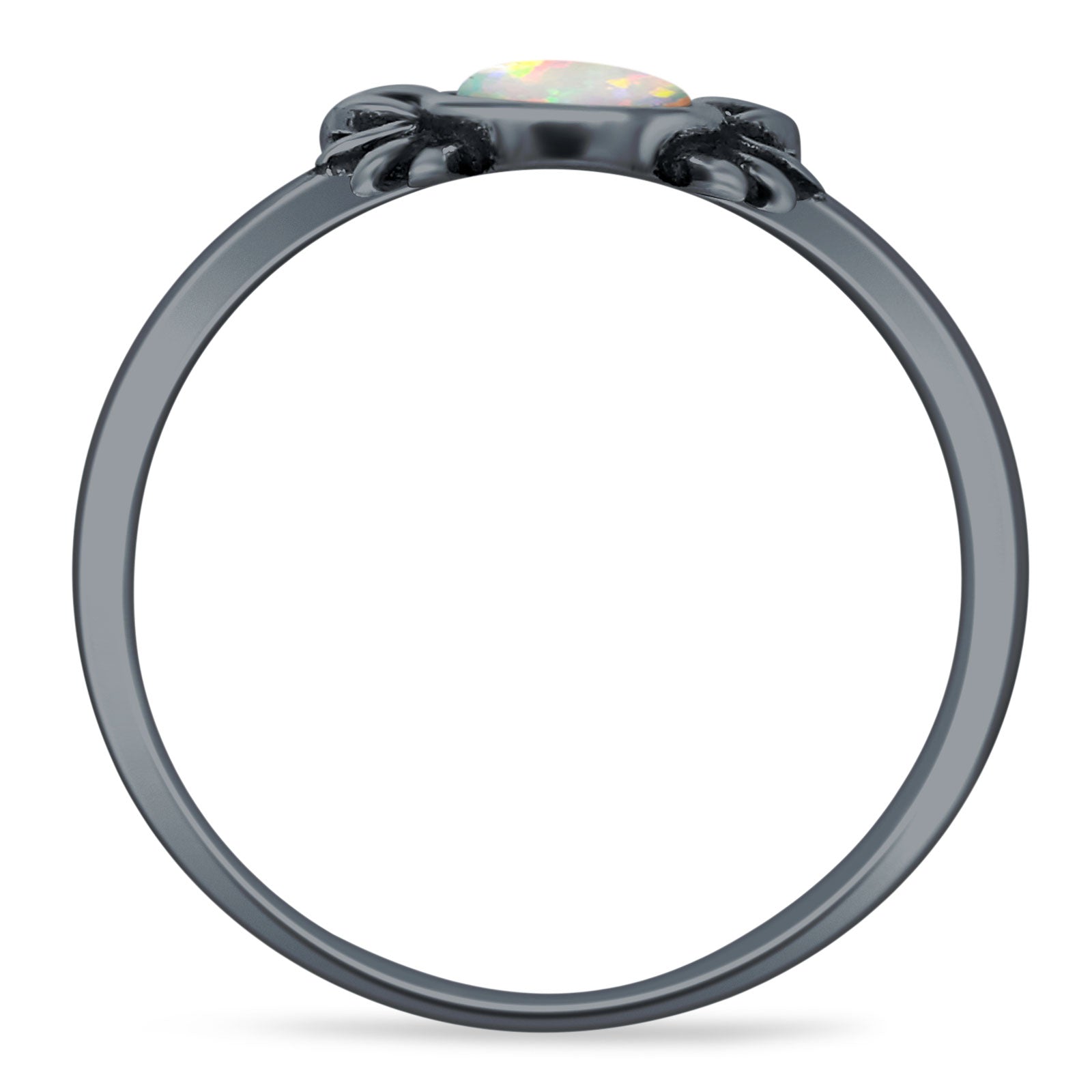 Oxidized Crab Ring