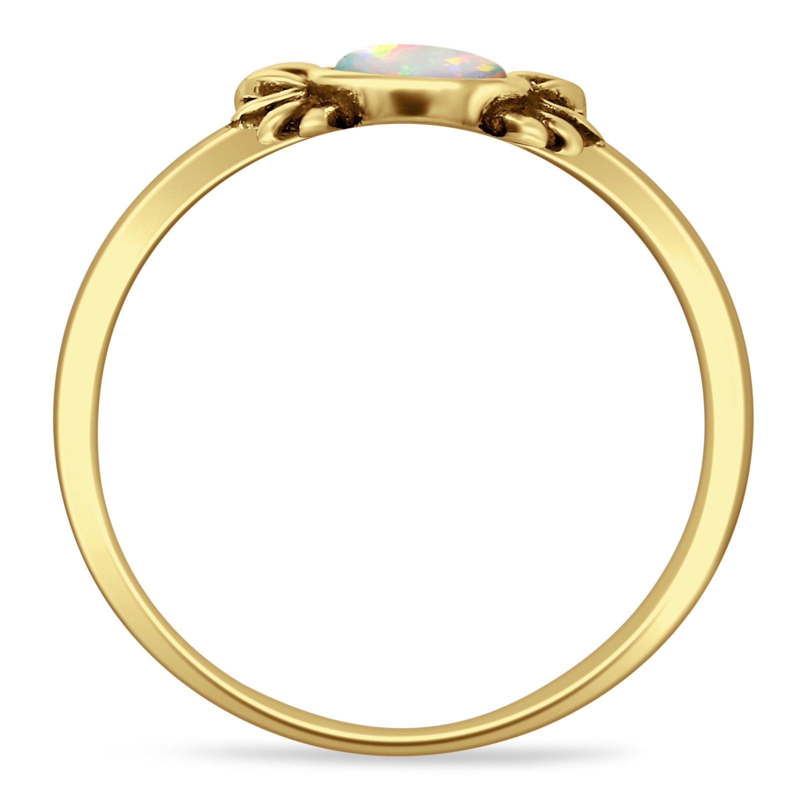 Oxidized Crab Ring