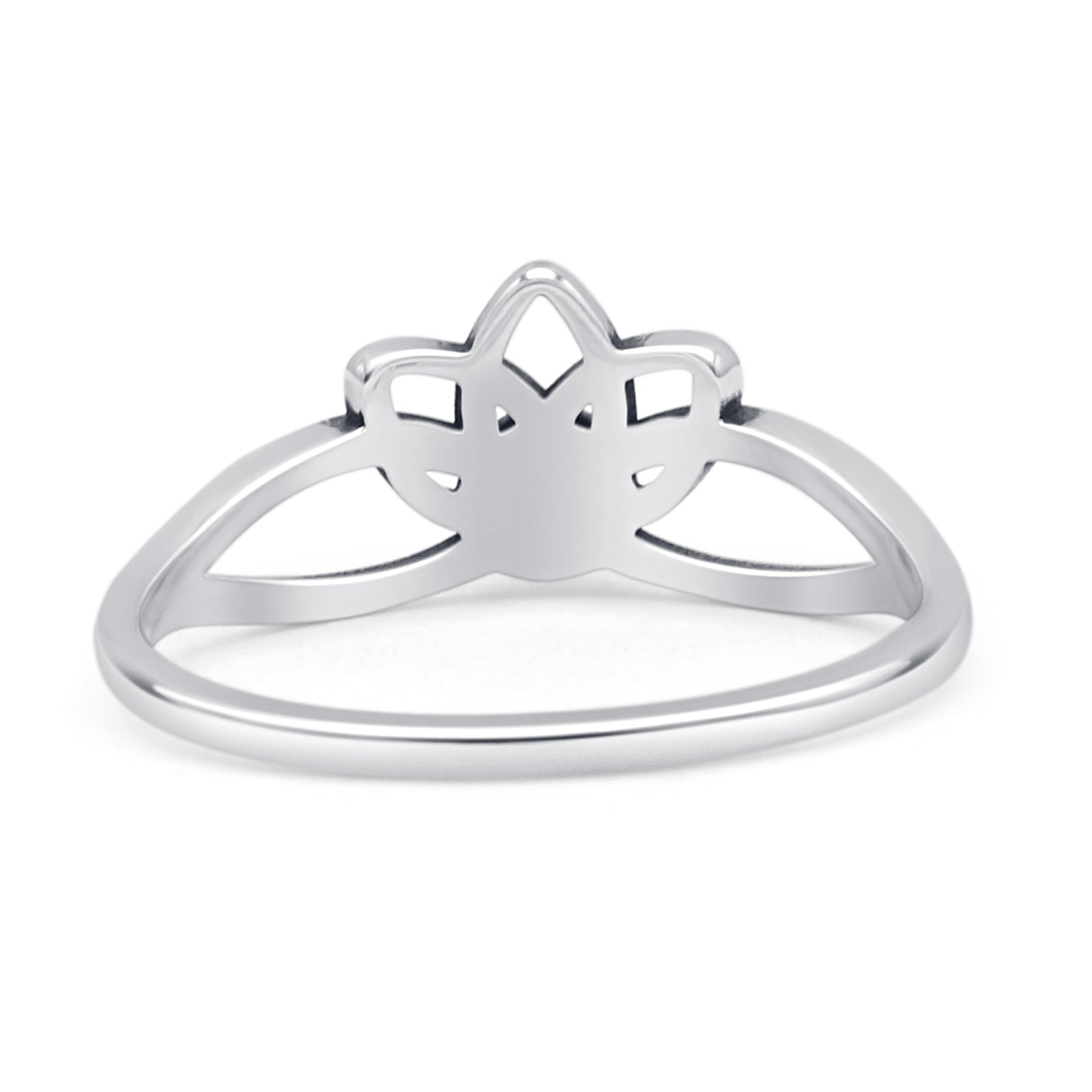 Oxidized Lotus Ring