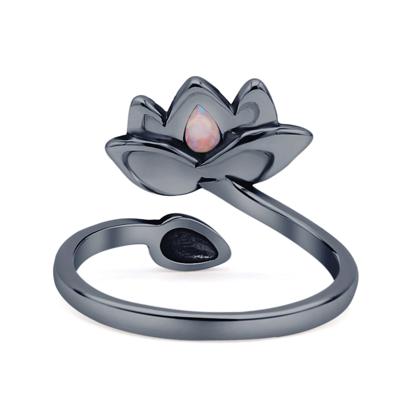 Pear Lotus Ring