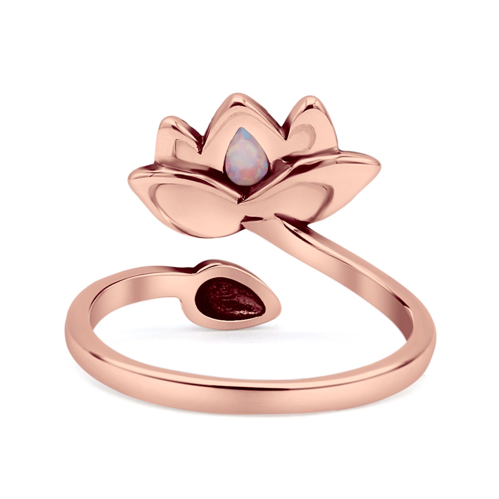 Pear Lotus Ring