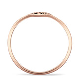 Heart Tree Of Life Ring Oxidized Band