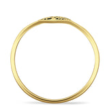 Heart Tree Of Life Ring Oxidized Band