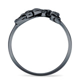 Oxidized Filigree Butterfly Rings