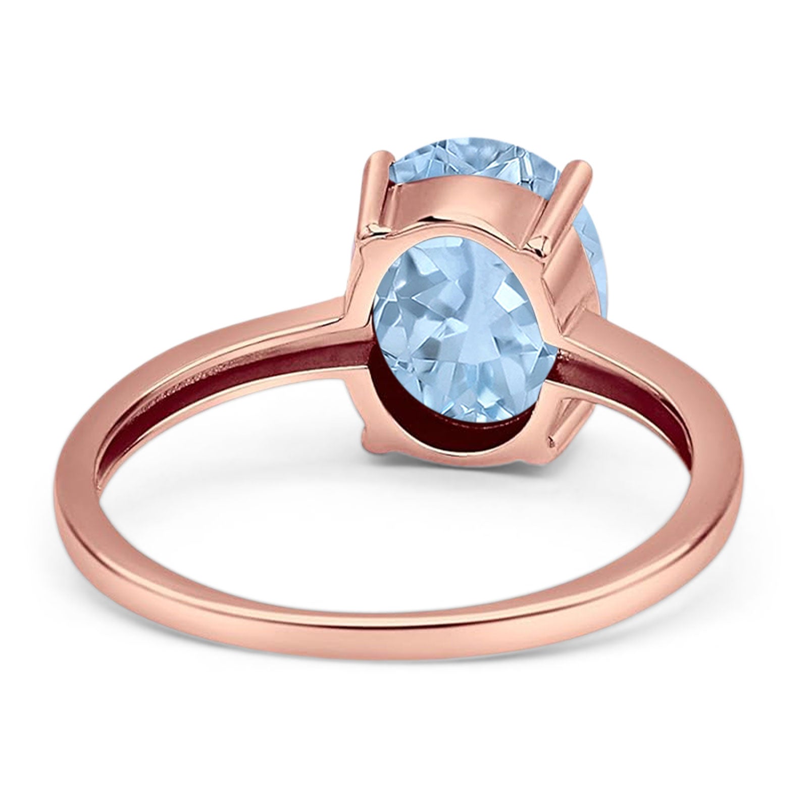 Art Deco Oval Natural Stone Solitaire Ring