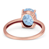 Art Deco Oval Natural Stone Solitaire Ring