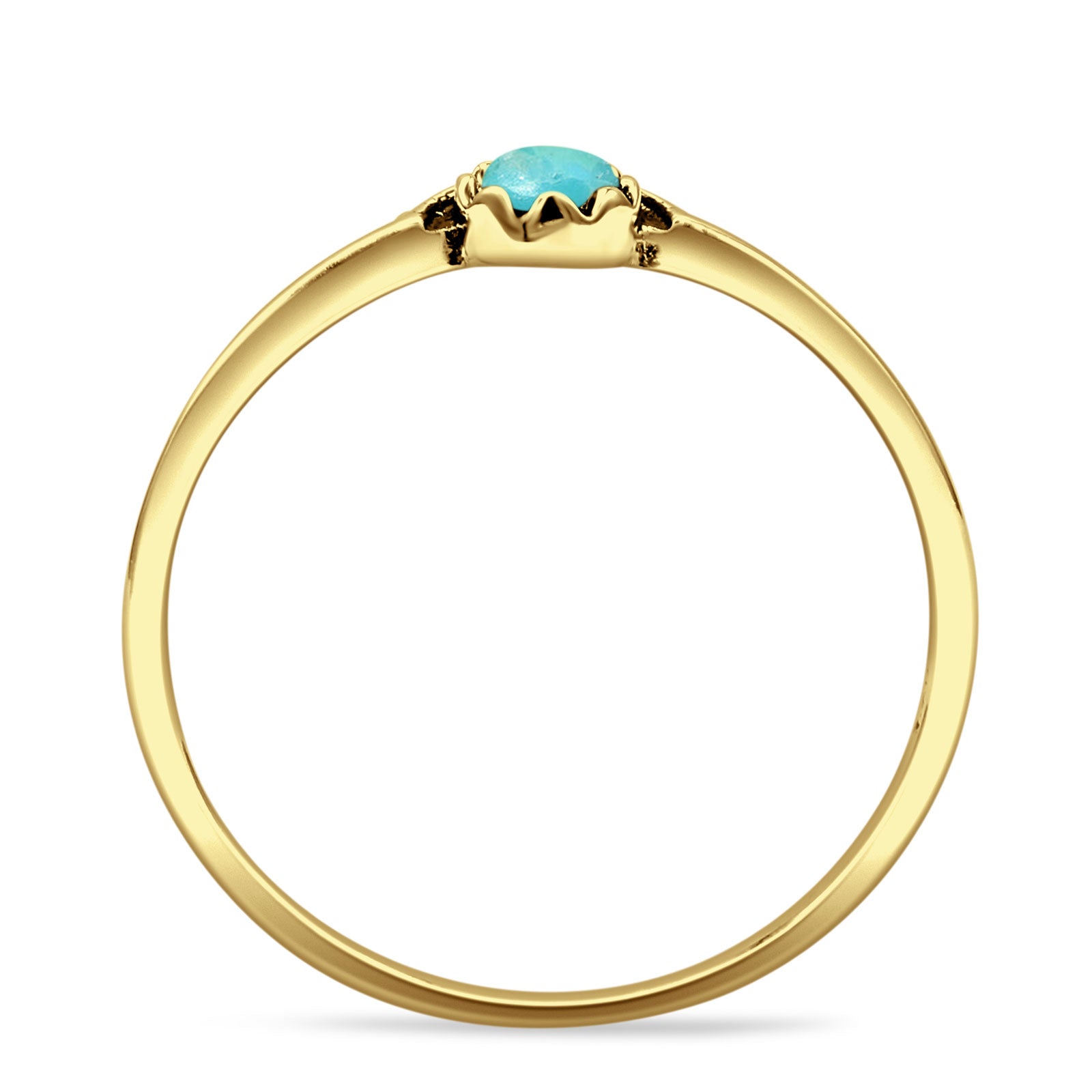 Oxidized Beaded Bali Ring