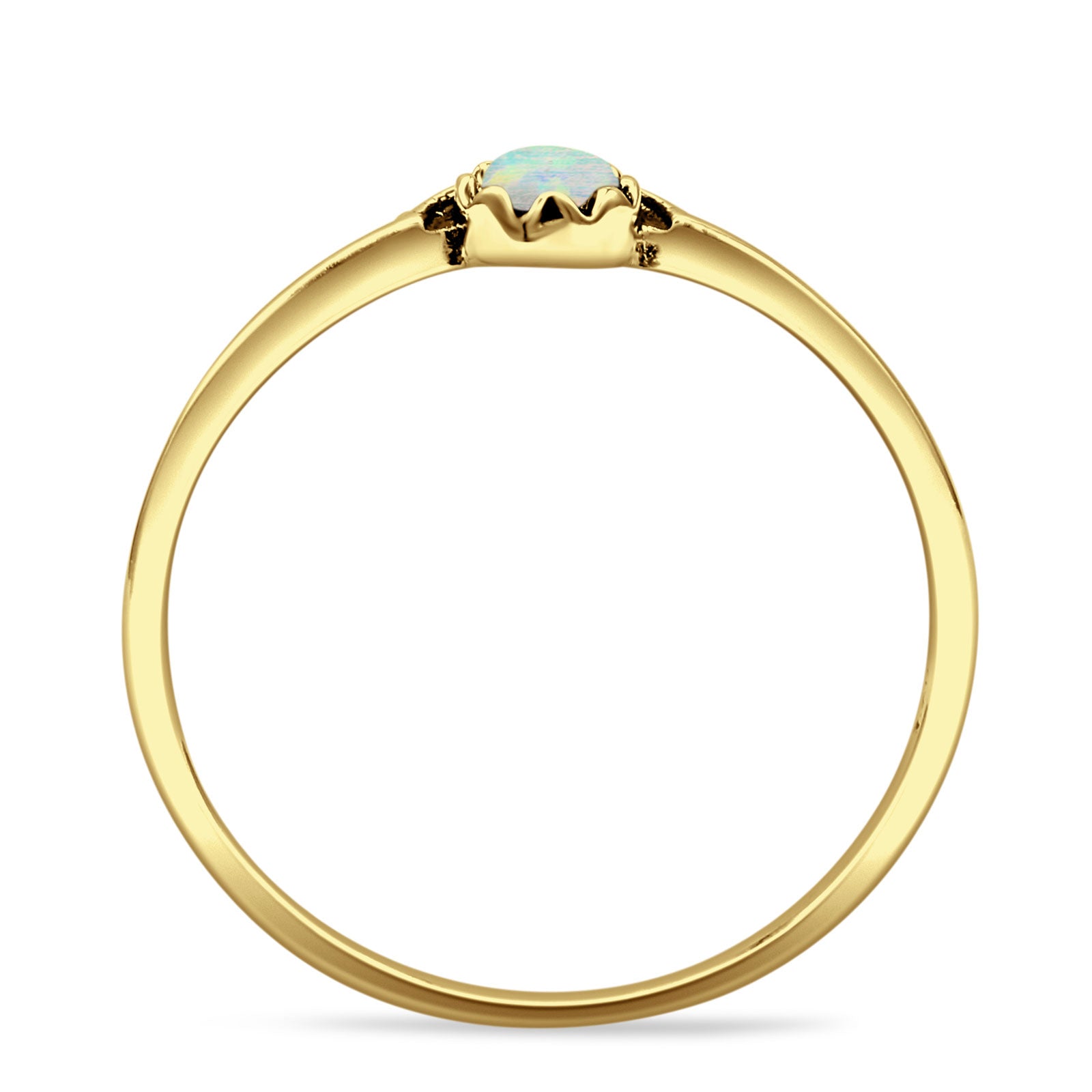 Oxidized Beaded Bali Ring