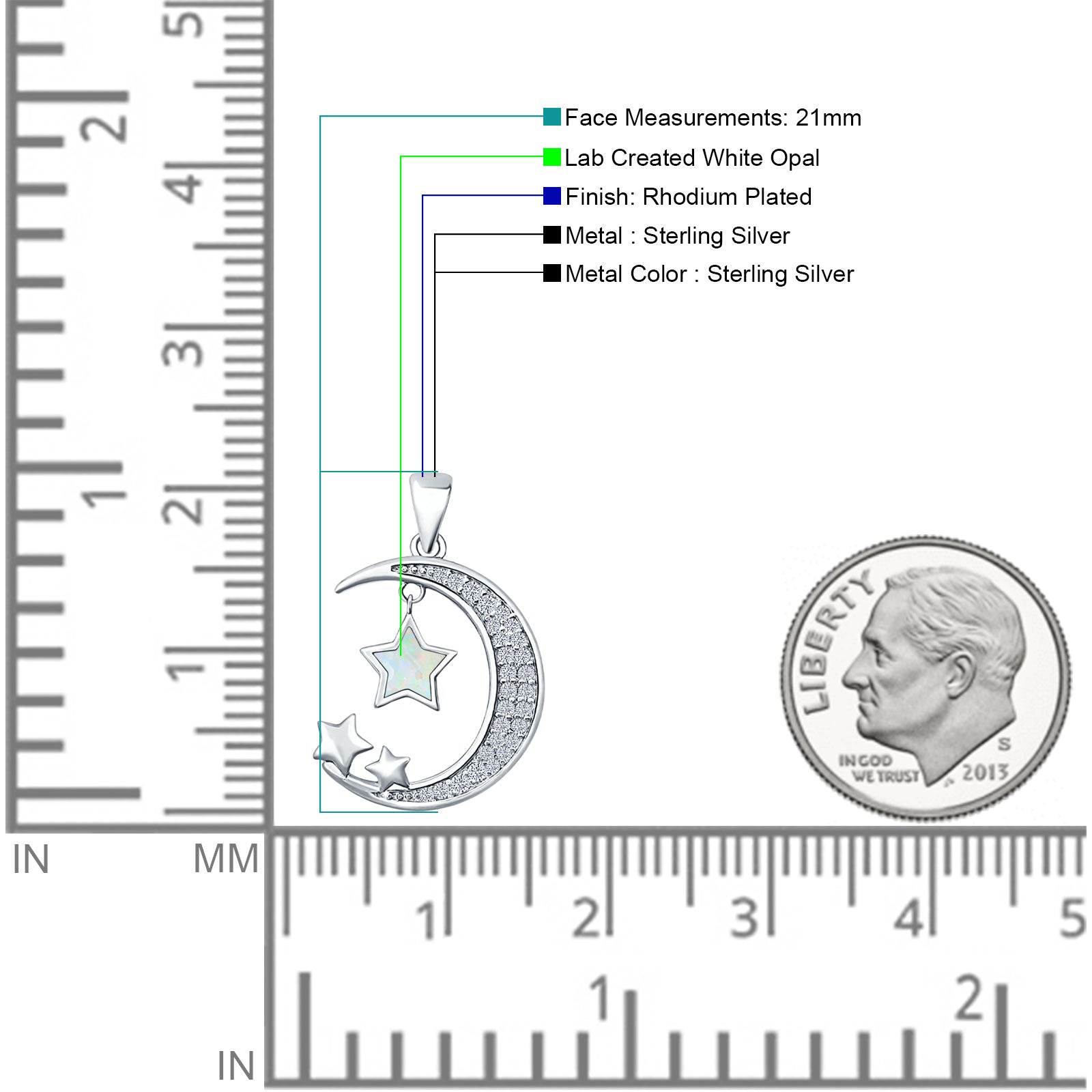 Moon & Stars Pendant