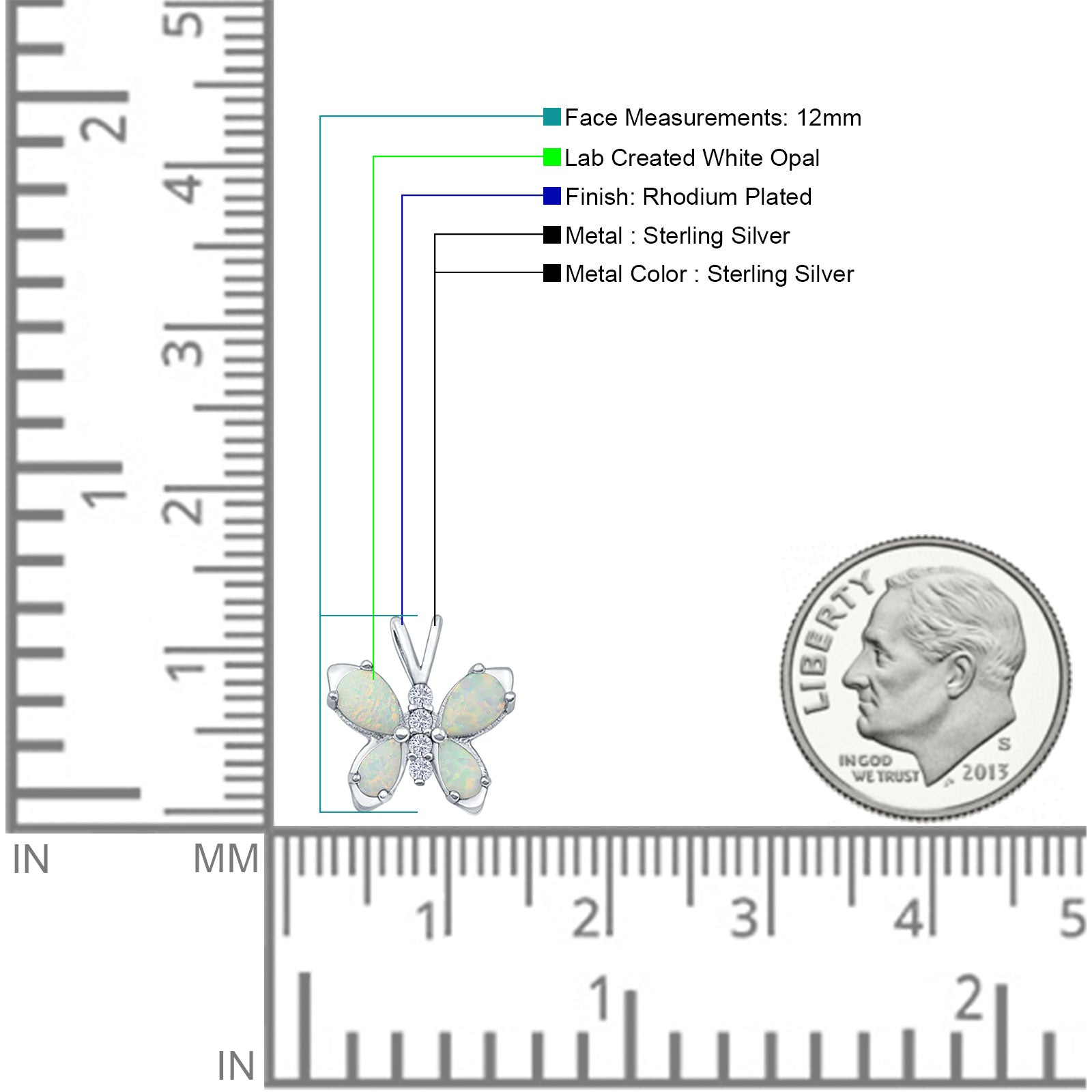 Butterfly Pendant Necklace