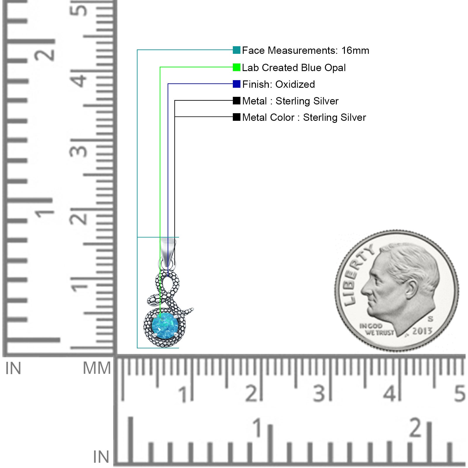 Snake Pendant Necklace