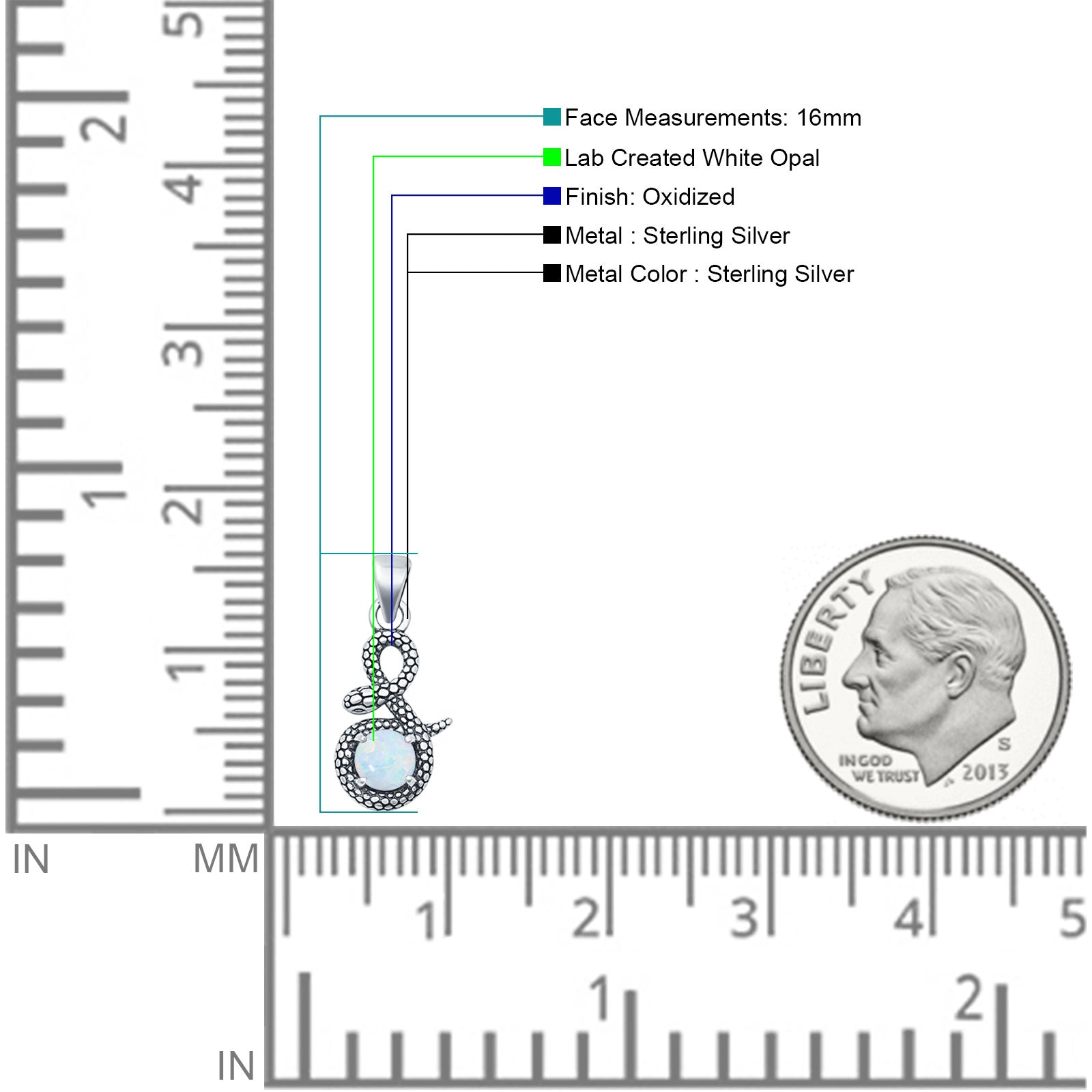 Snake Pendant Necklace