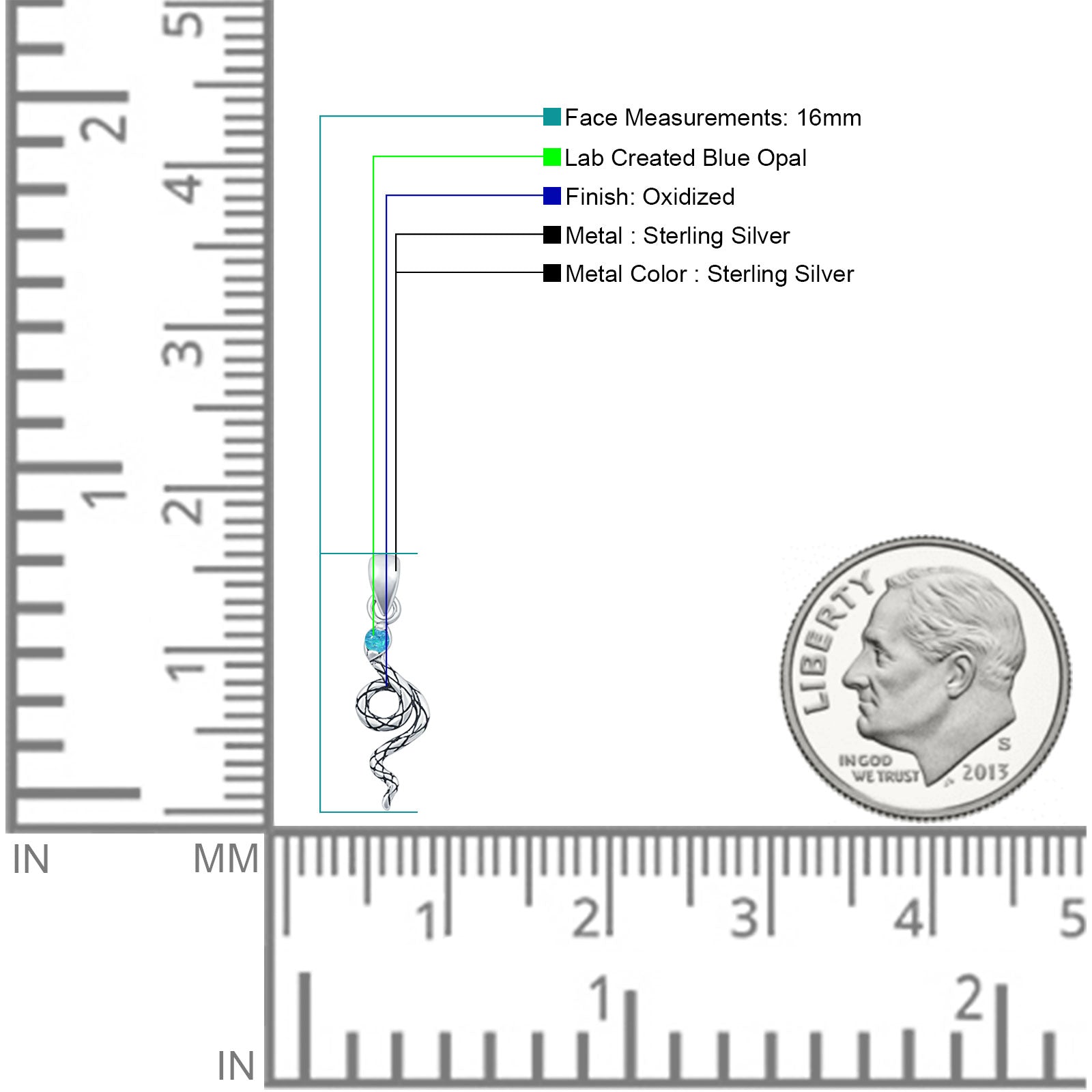 Snake Pendant Necklace