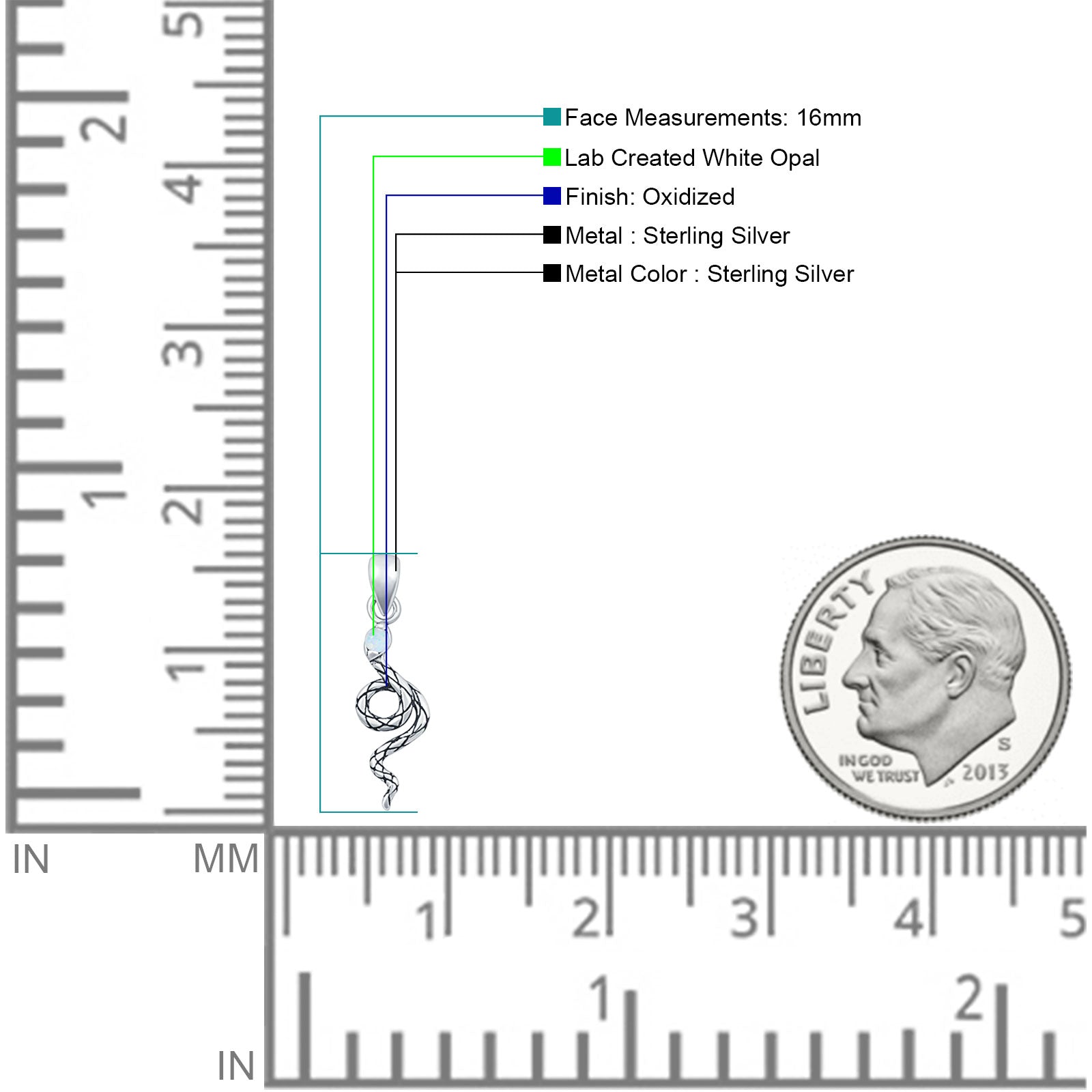 Snake Pendant Necklace