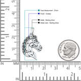 Horse Head Pendant Necklace