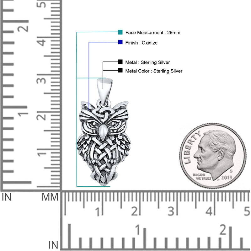 Owl Charm Pendant Necklace