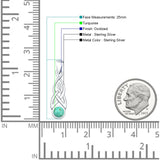 Oxidized Celtic Style Pendant