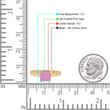 Princess Cut Solitaire Gold Ring