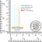 Princess Cut Solitaire Gold Ring