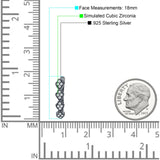 Leaf Style Hoop Earring Cubic Zirconia 925 Sterling Silver