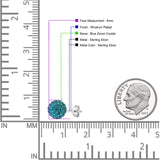 Full Ball Stud Earring