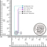 Full Ball Stud Earring