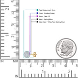 Full Ball Stud Earring