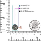 Full Ball Stud Earring