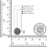 Full Ball Stud Earring