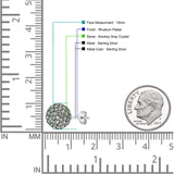 Full Ball Stud Earring