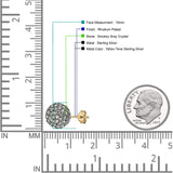 Full Ball Stud Earring